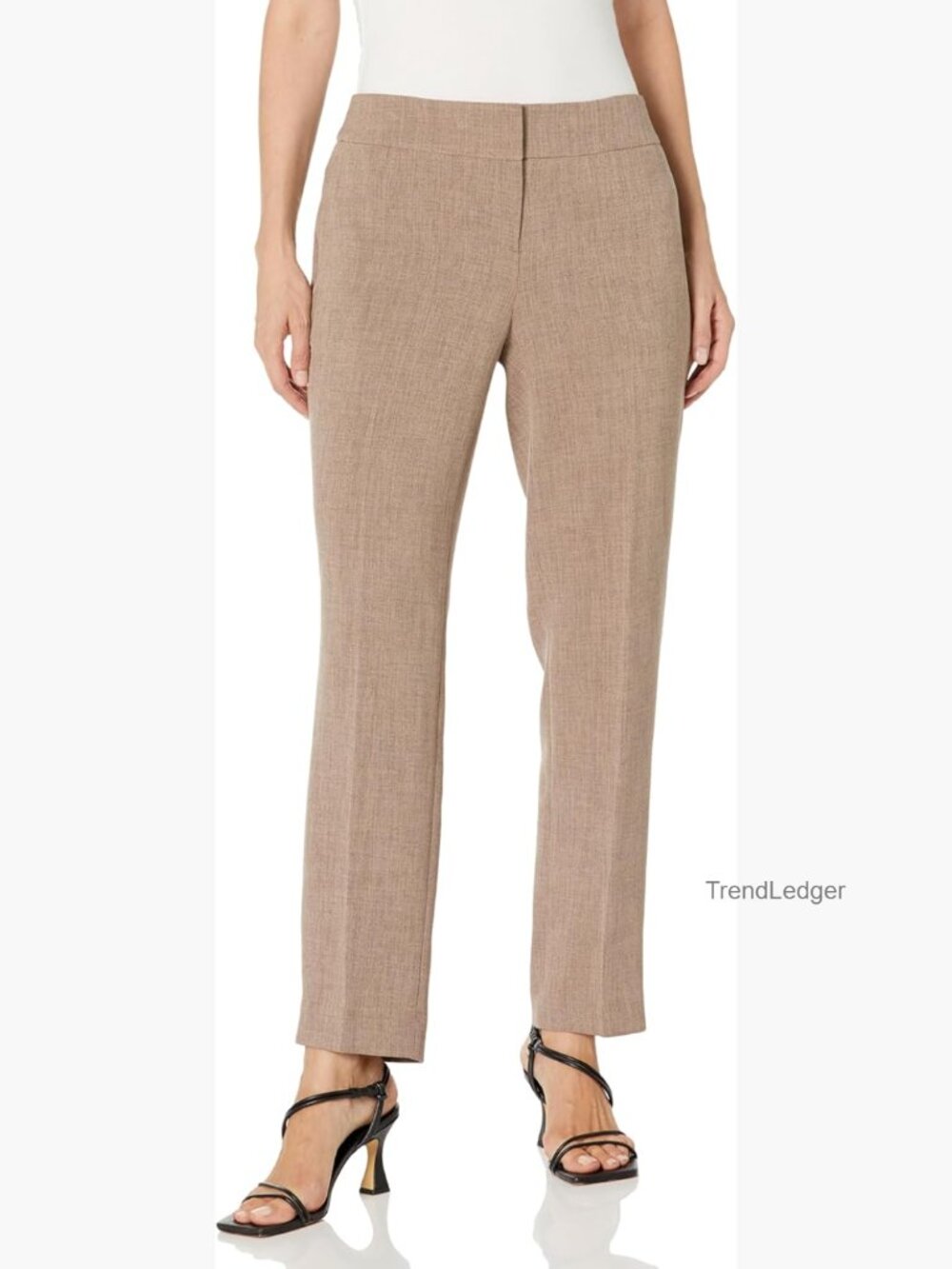 Women's Pebble Crepe Slim Pants for Work